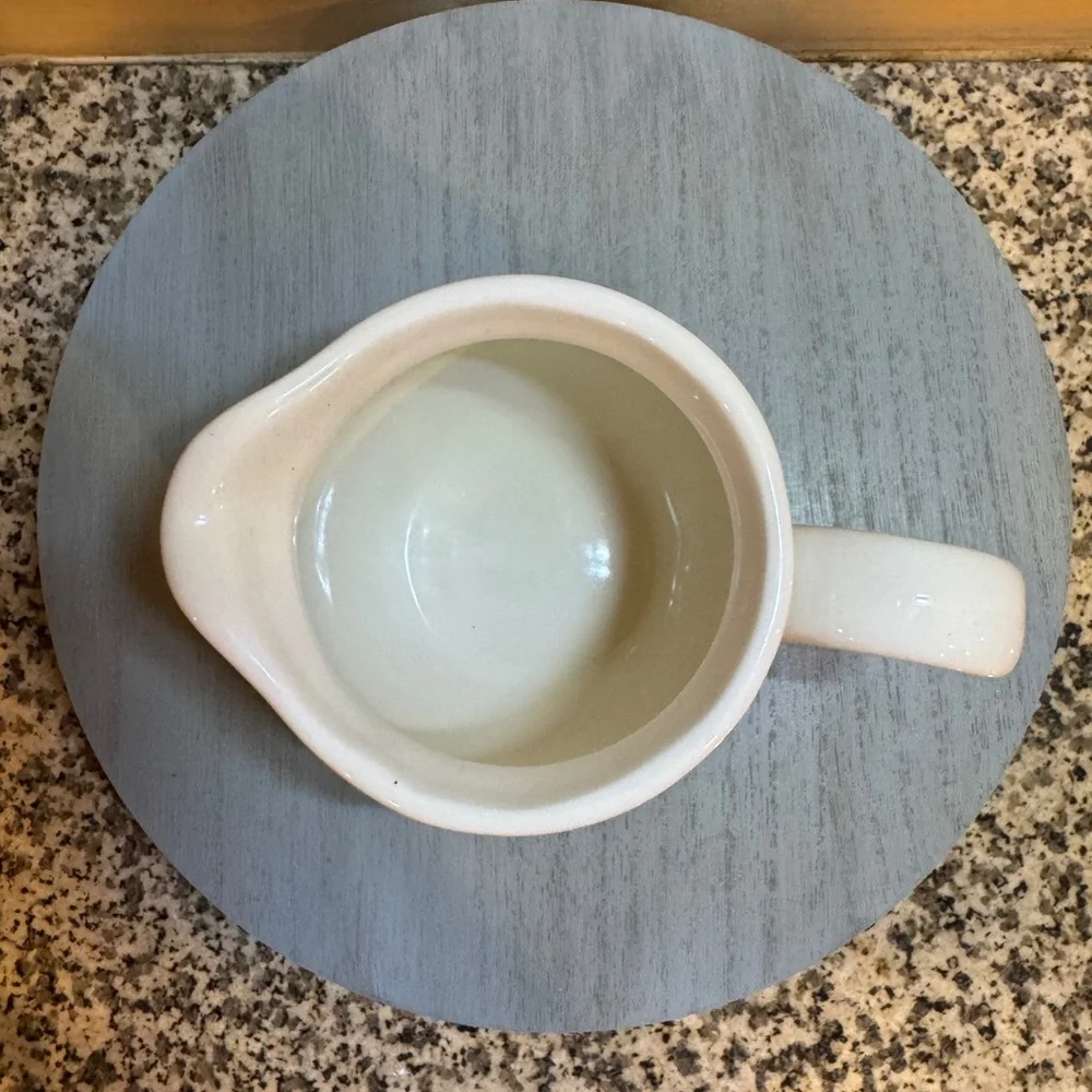 Rae Dunn | White “Cream” creamer Pitcher‎